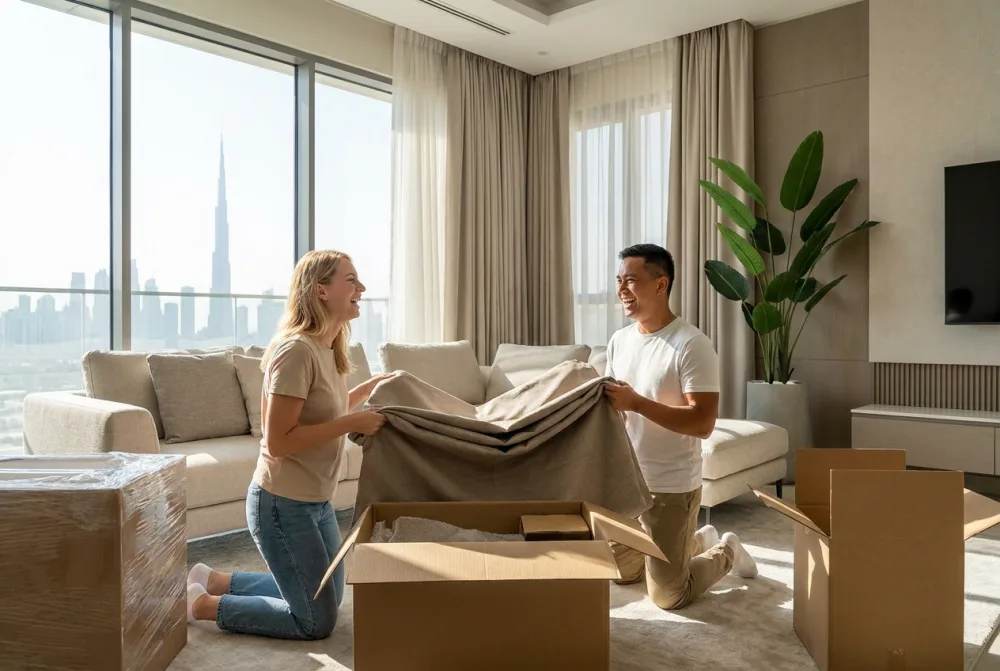 A couple enjoying their newly renovated home funded by a personal loan
